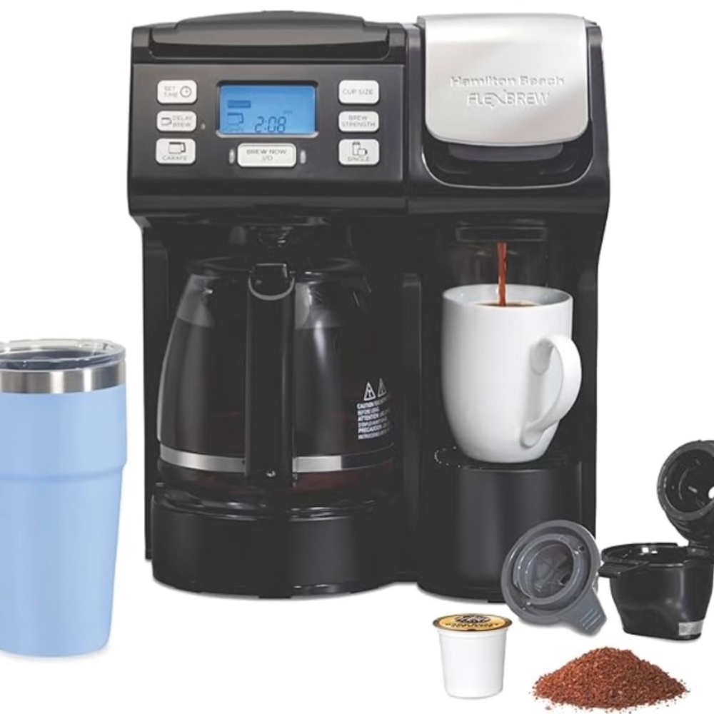 Hamilton Beach FlexBrew Trio 2-Way Programmable Coffee Maker